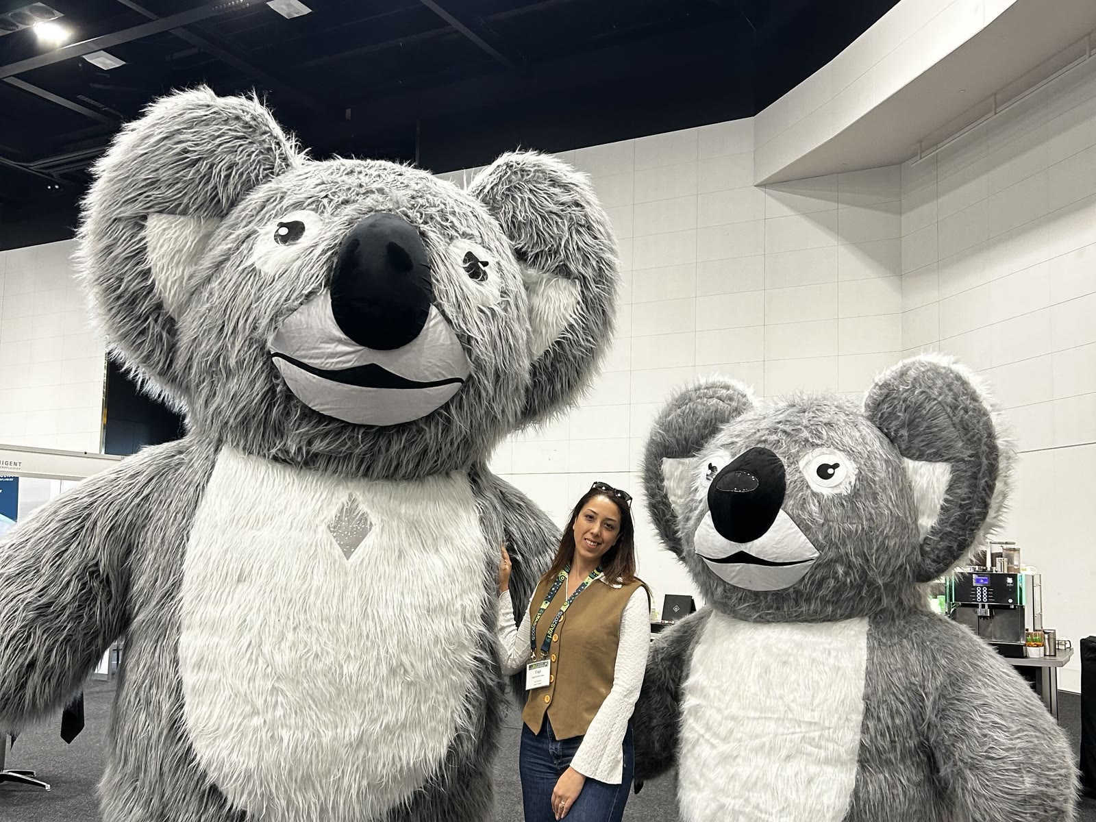 Ezgi Kıvrak at the µTAS 2025 conference venue in Adelaide