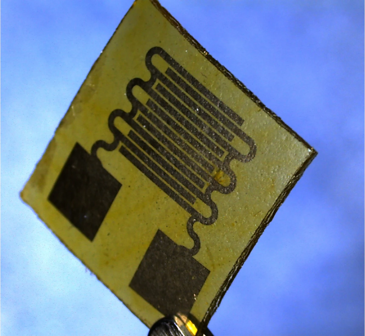 PGS-based capacitive strain sensor with interdigitated conductive traces