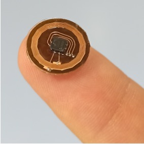 Wearable electrochemical sensor on a fingertip